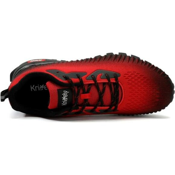 Mens Running Shoes Lightweight Breathable Walking Sneakers Non Slip Trail Gym - Picture 4 of 7